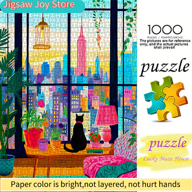 Plant Parental - DIY Paper Puzzle, New York City