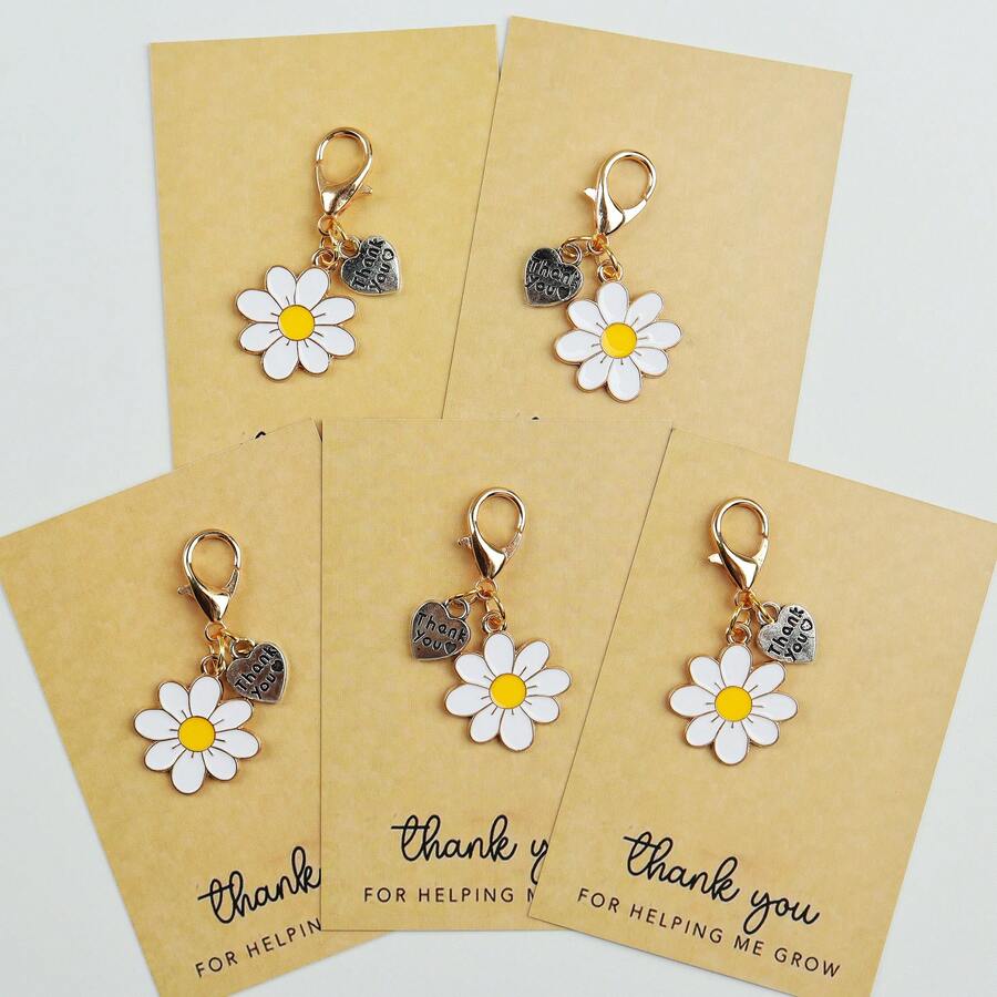 Enamel Daisy Keychains With Th - Plant Parental recensione e prezzo