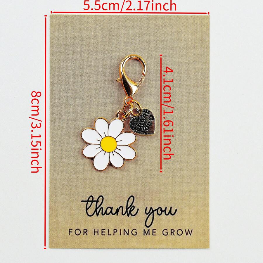 Enamel Daisy Keychains With Th - Plant Parental recensione e prezzo
