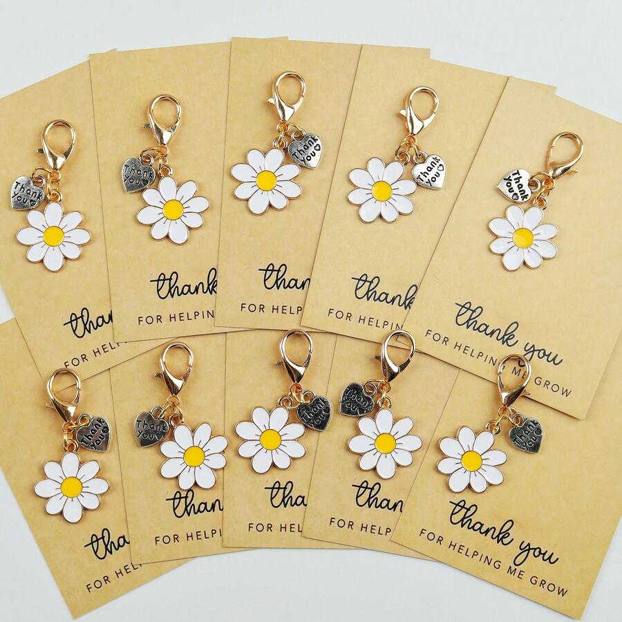 Enamel Daisy Keychains With Th - Plant Parental recensione e prezzo