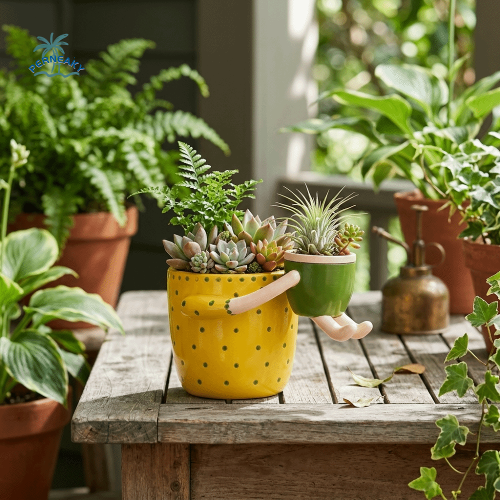 Resin Parent-child Flowerpot w - Plant Parental recensione e prezzo
