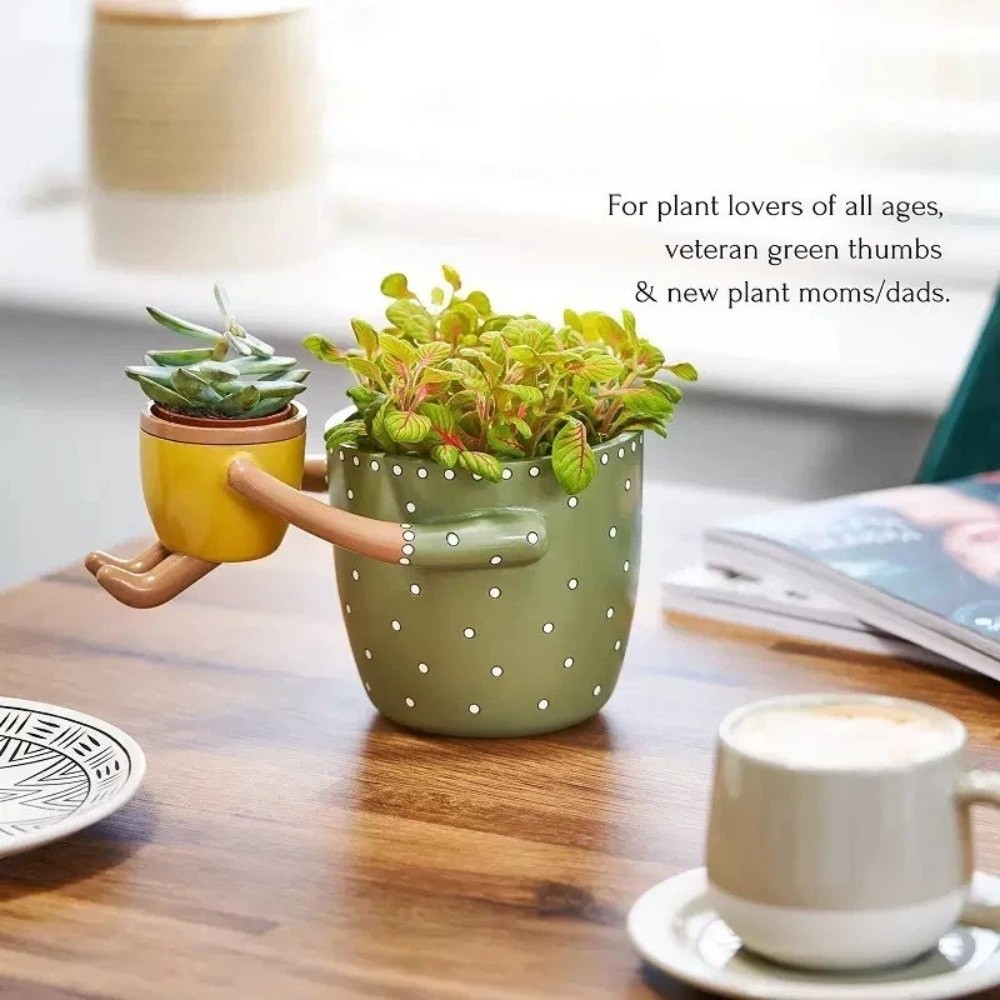 Resin Parent-child Flowerpot w - Plant Parental recensione e prezzo